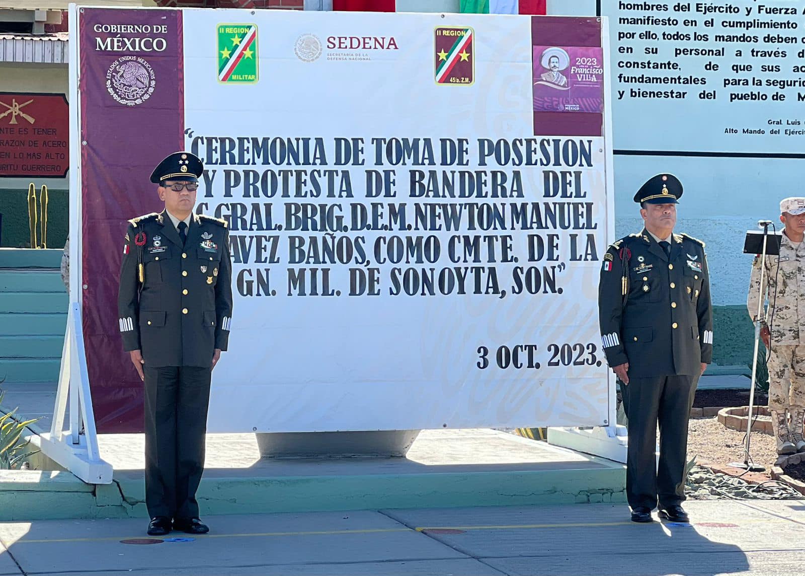 Toma De Posesion Y Protesta Del Gral De Brigada Municipio De Altar