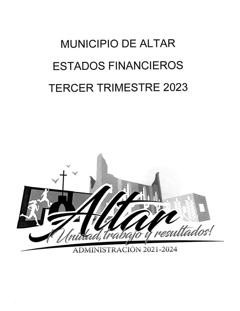 TERCER TRIMESTRE 2023