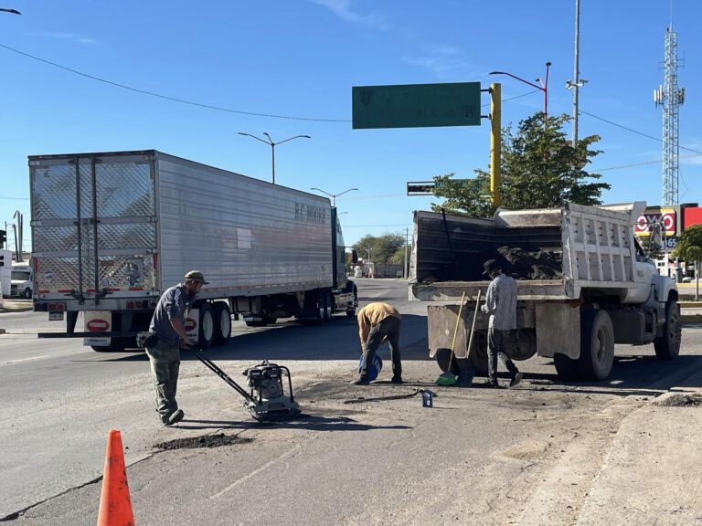 TRABAJO DE BACHEO EN ALTAR