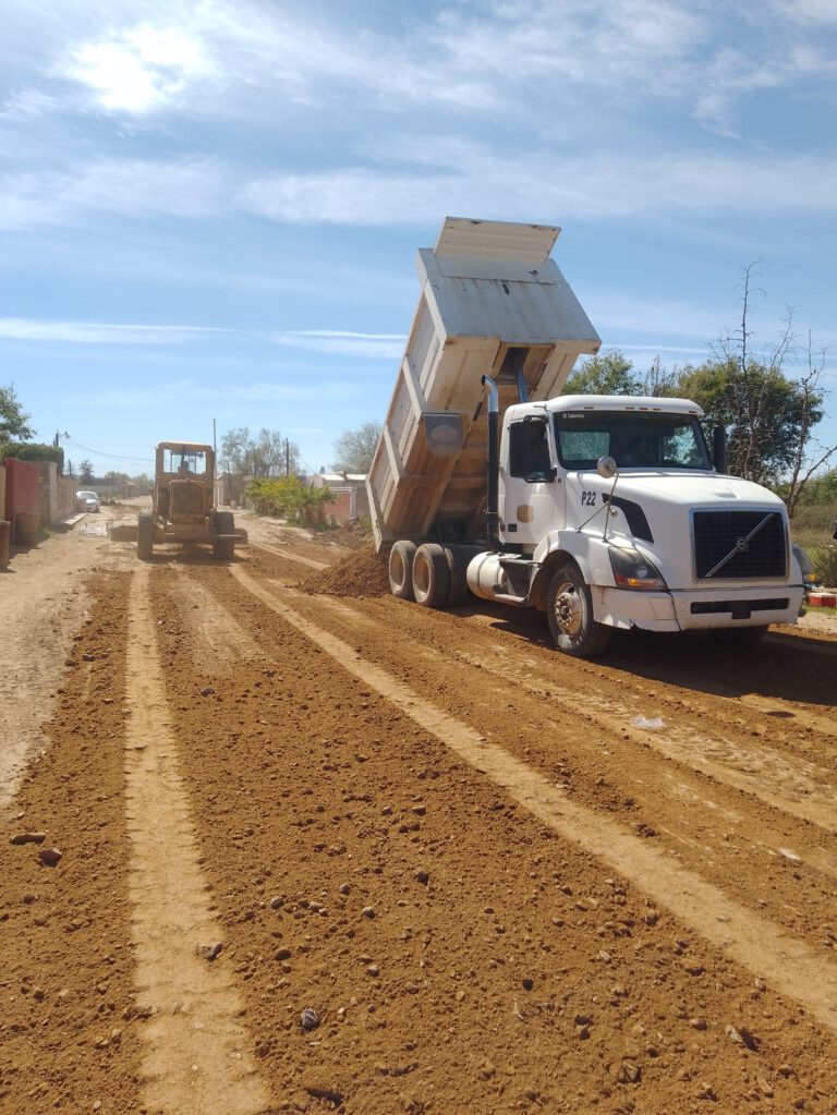 Rehabilitación de calles.