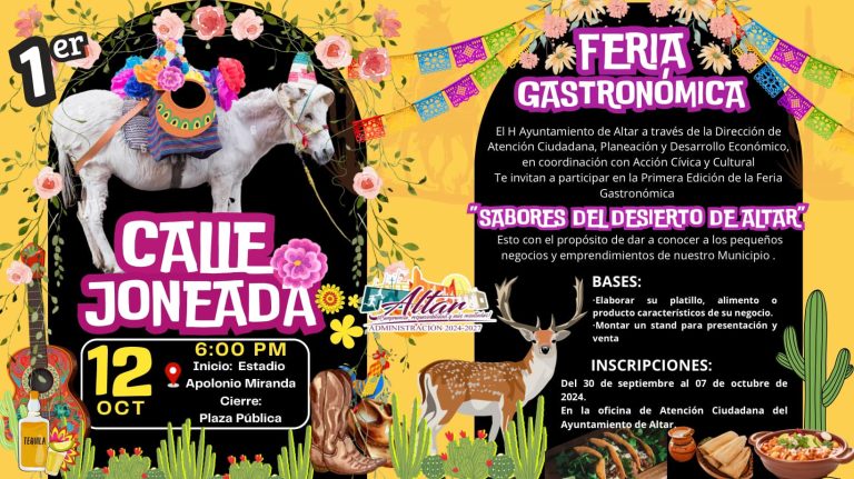 ¡Mañana Gran Evento: Primera Edición de la Callejoneada y Feria Gastronómica!