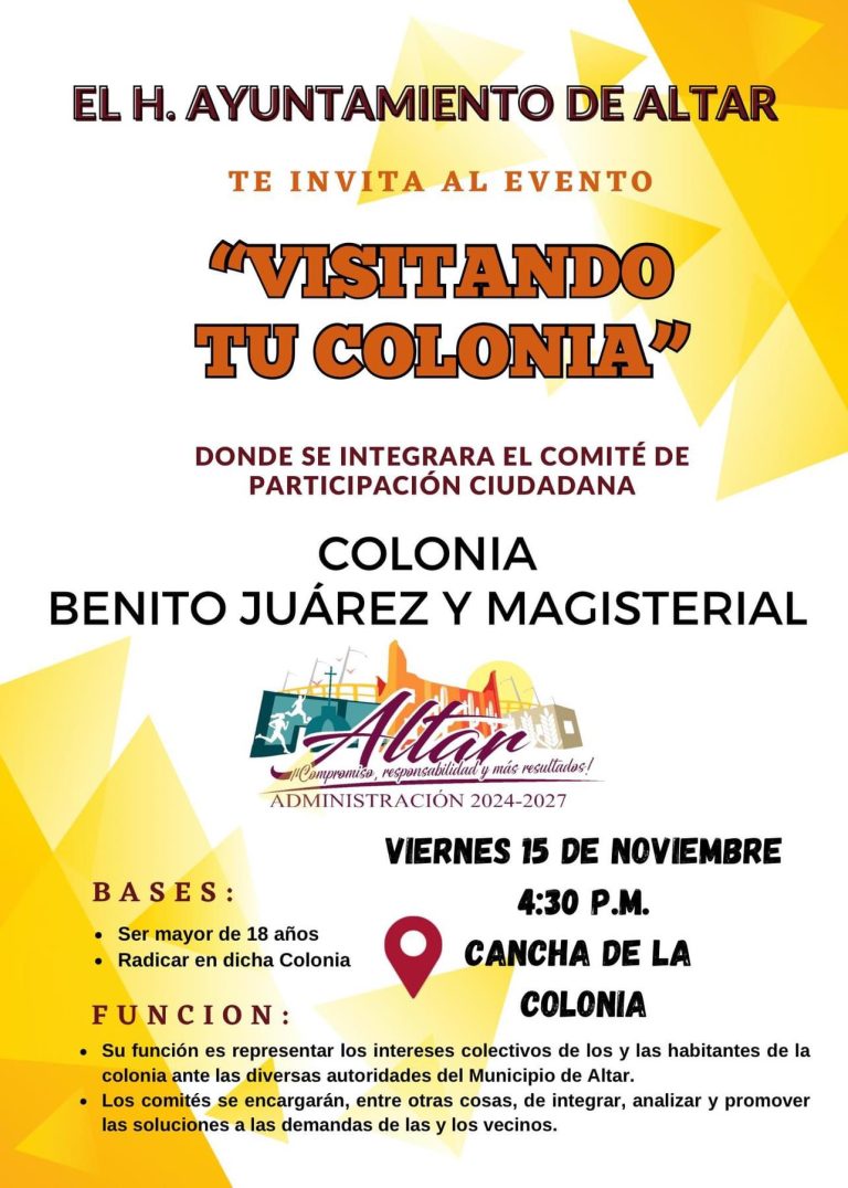 VISITANDO TU COLONIA