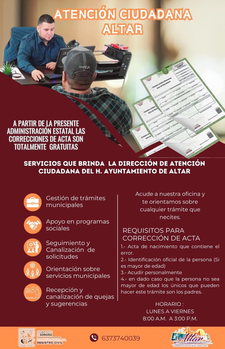 ATENCIÓN CIUDADANA