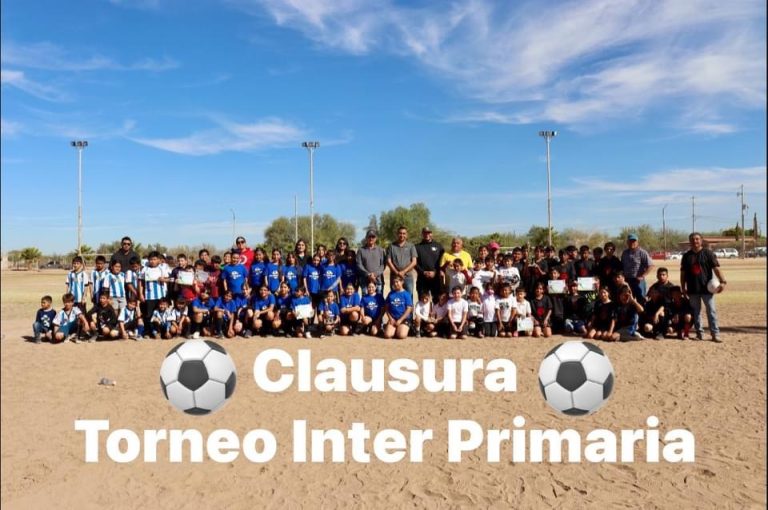 CLAUSURA DEL TORNEO DE FÚTBOL INTERPRIMARIA