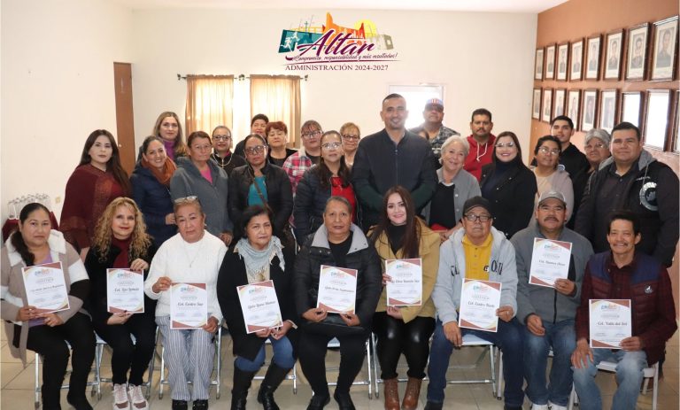 TOMA DE PROTESTA A COMITÉ DE PARTICIPACIÓN SOCIAL EN EL MUNICIPIO DE ALTAR