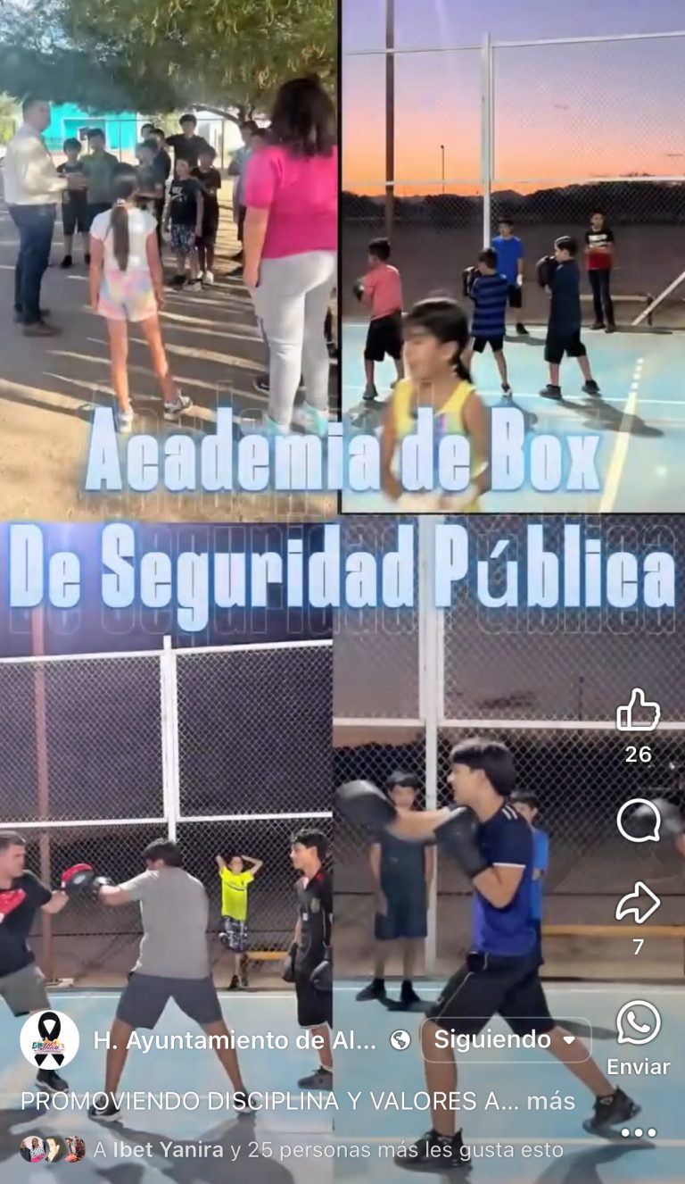 PROMOVIENDO DISCIPLINA Y VALORES A TRAVÉS DEL BOX EN LA COMISARÍA 16 DE SEPTIEMBRE.