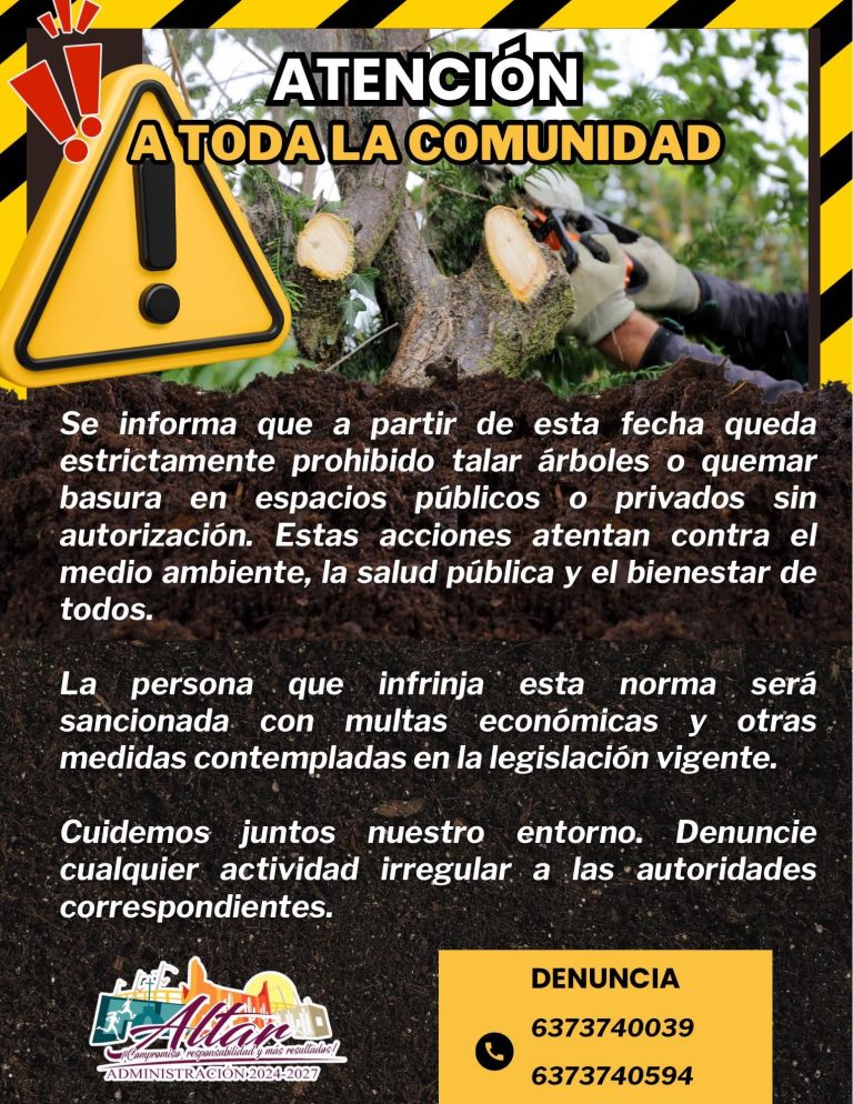 ¡ATENCIÓN CIUDADANÍA!