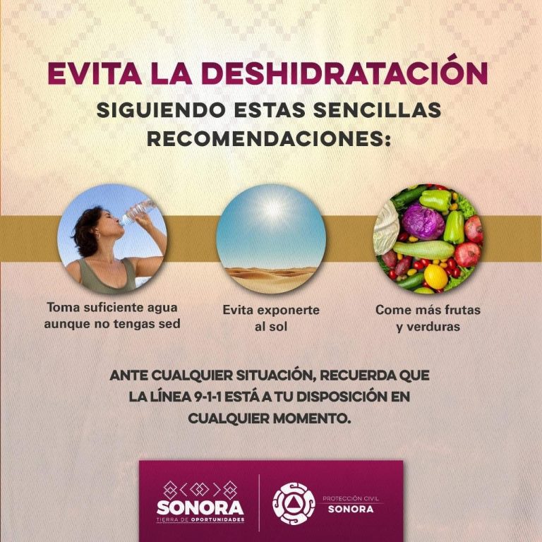 EVITA DESHIDRATACIÓN
