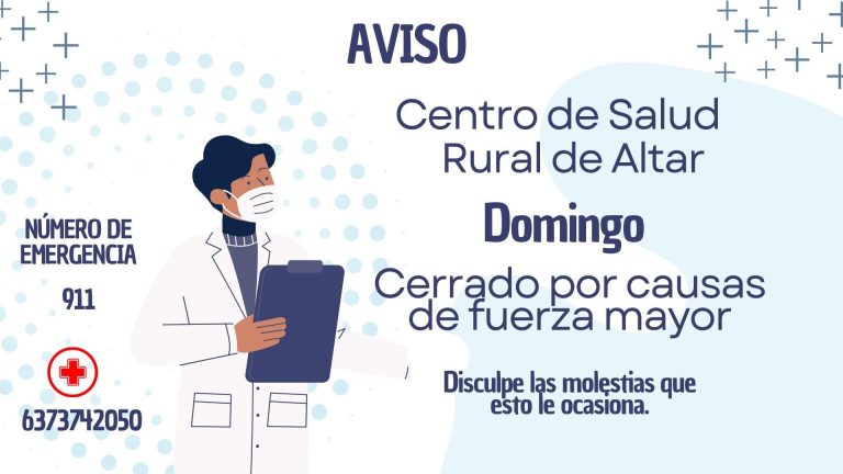 CENTRO DE SALUD RURAL DE ALTAR