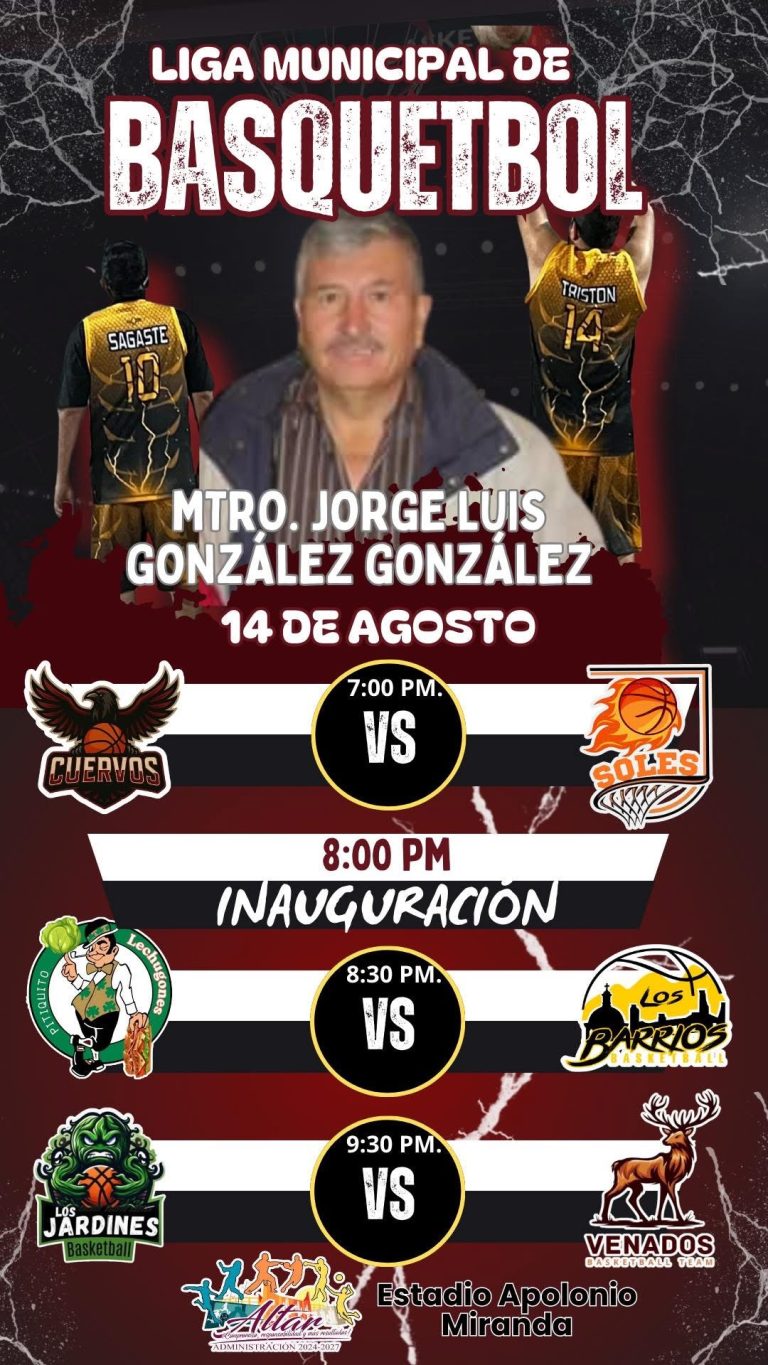 INAUGURACIÓN DE BÁSQUETBOL