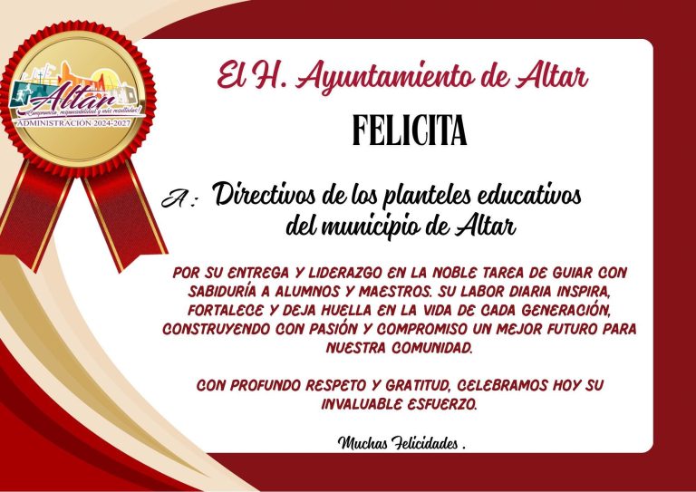 FELIZ DÍA DIRECTIVOS