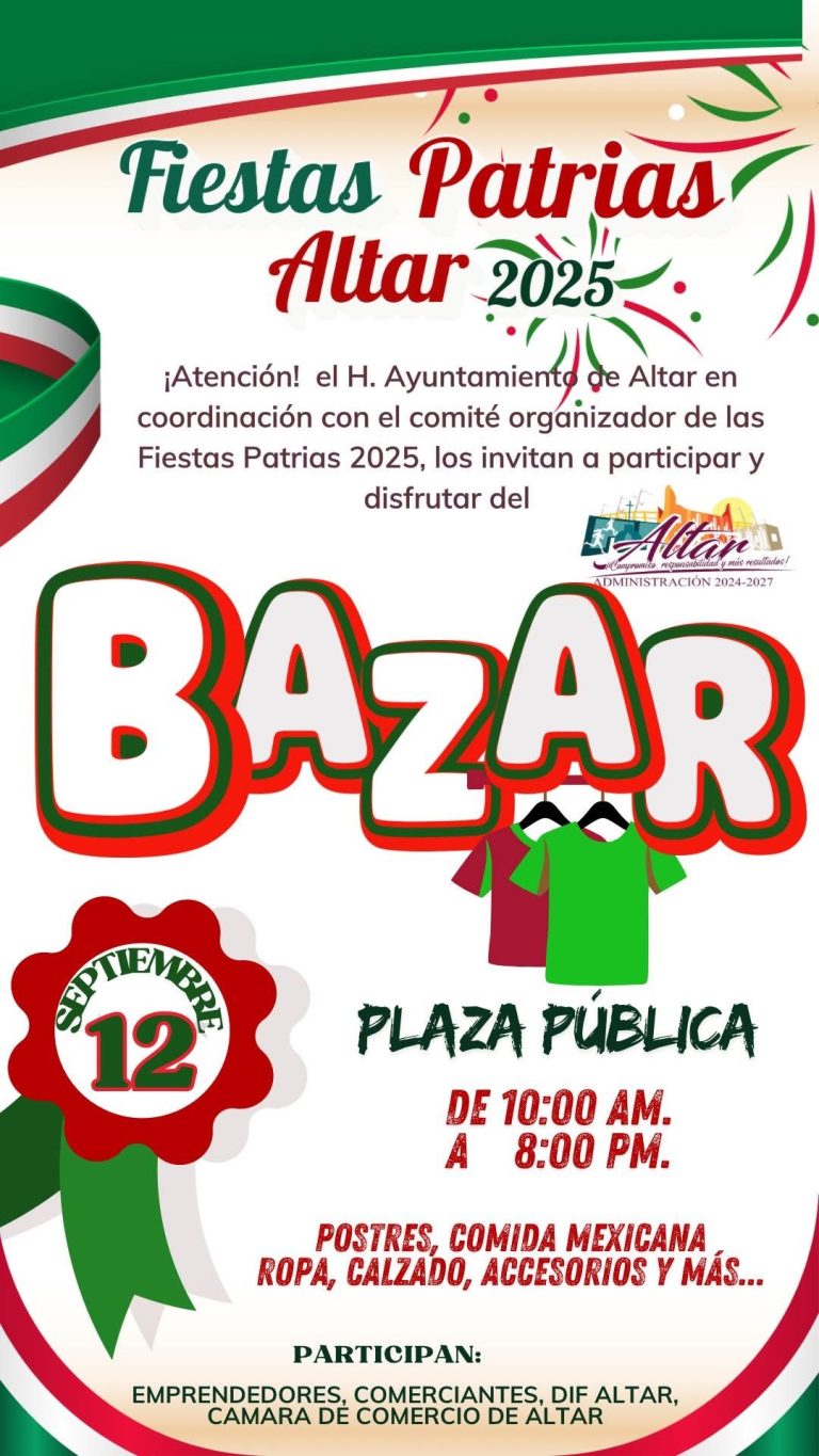 BAZAR DE LAS FIESTAS PATRIAS