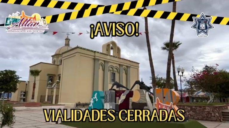 AVISO VIALIDADES CERRADAS