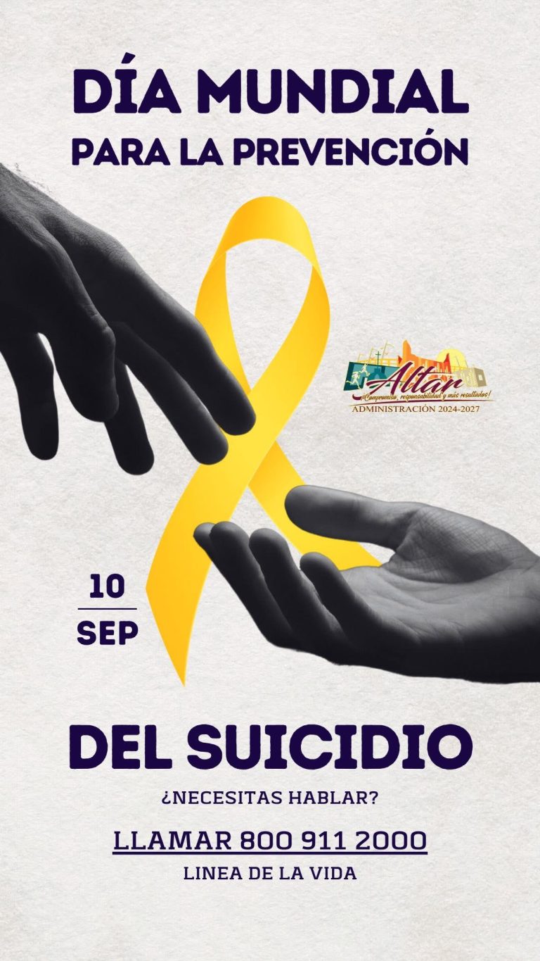 DÍA MUNDIAL PARA LA PREVENCIÓN DEL SUICIDIO