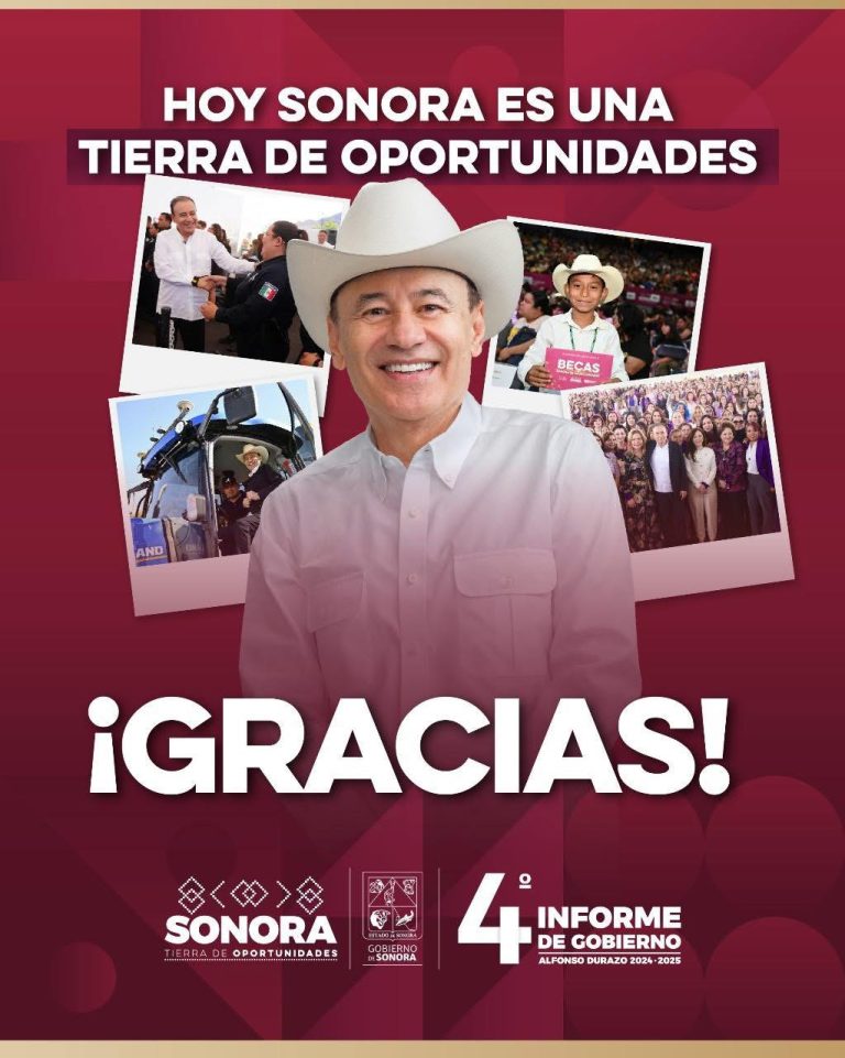 4TO. INFORME DE GOBIERNO, DR. ALFONSO DURAZO