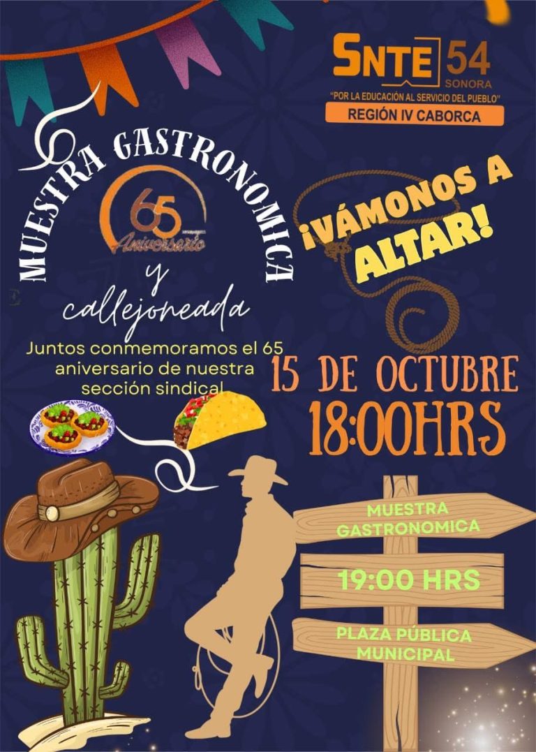 MUESTRA GASTRONÓMICA SNTE 54