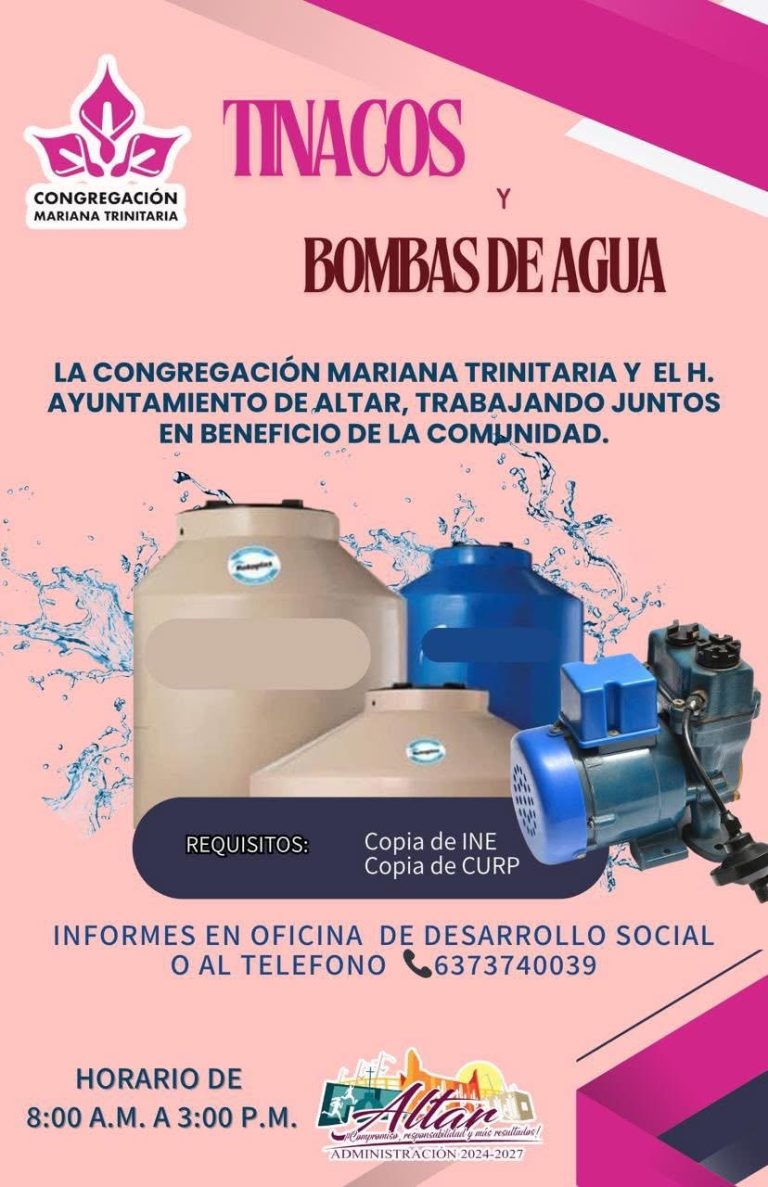 PEDIDO ABIERTO – CONGREGACIÓN MARIANA TRINITARIA