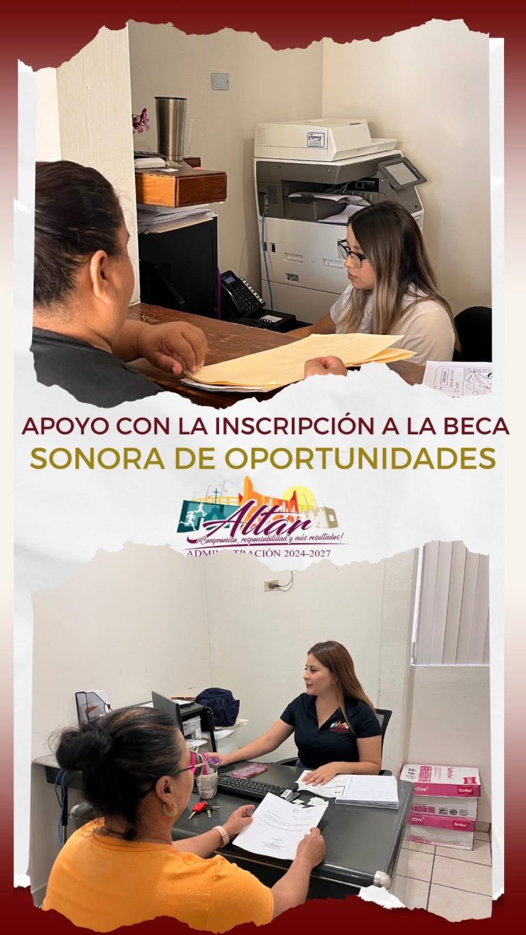 APOYANDO A NUESTROS ESTUDIANTES ALTARENSES