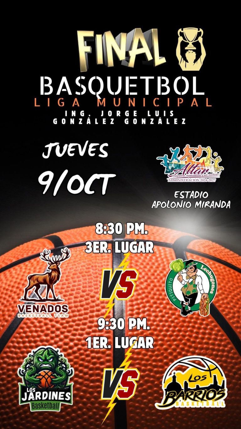 FINAL DE LA LIGA MUNICIPAL DE BÁSQUETBOL