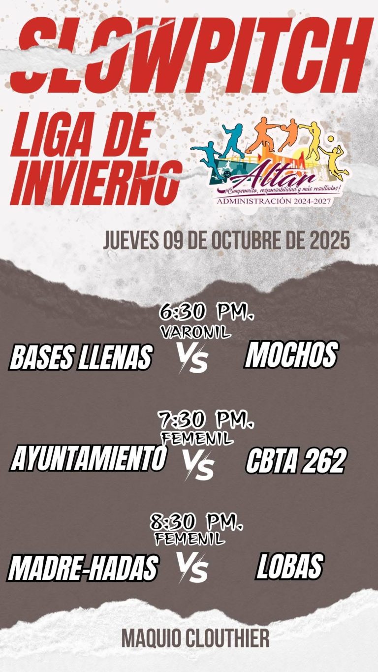 LIGA DE INVIERNO DE SLOW PITCH