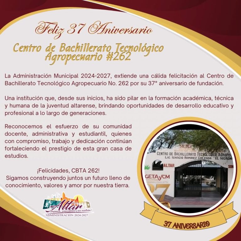 FELIZ 37 ANIVERSARIO CBTA #262