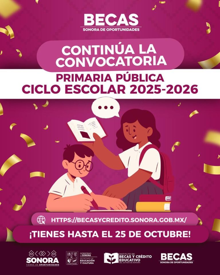 CONTINÚA CONVOCATORIA DE BECAS