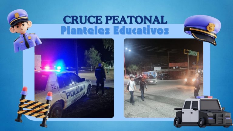 POLICÍA MUNICIPAL MANTIENE VIGILANCIA CONSTANTE EN CRUCES ESCOLARES🚧👮🏻‍♀️