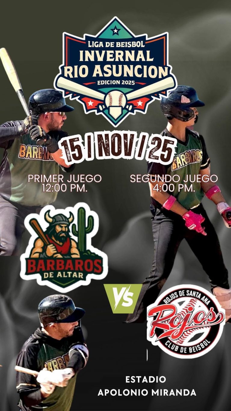 ⚾ LIGA DEL RÍO ASUNCIÓN EN ALTAR ⚾