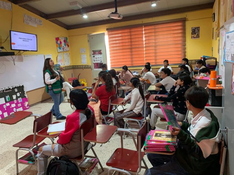 PROTECCIÓN CIVIL OFRECEN PLÁTICAS DE PREVENCIÓN