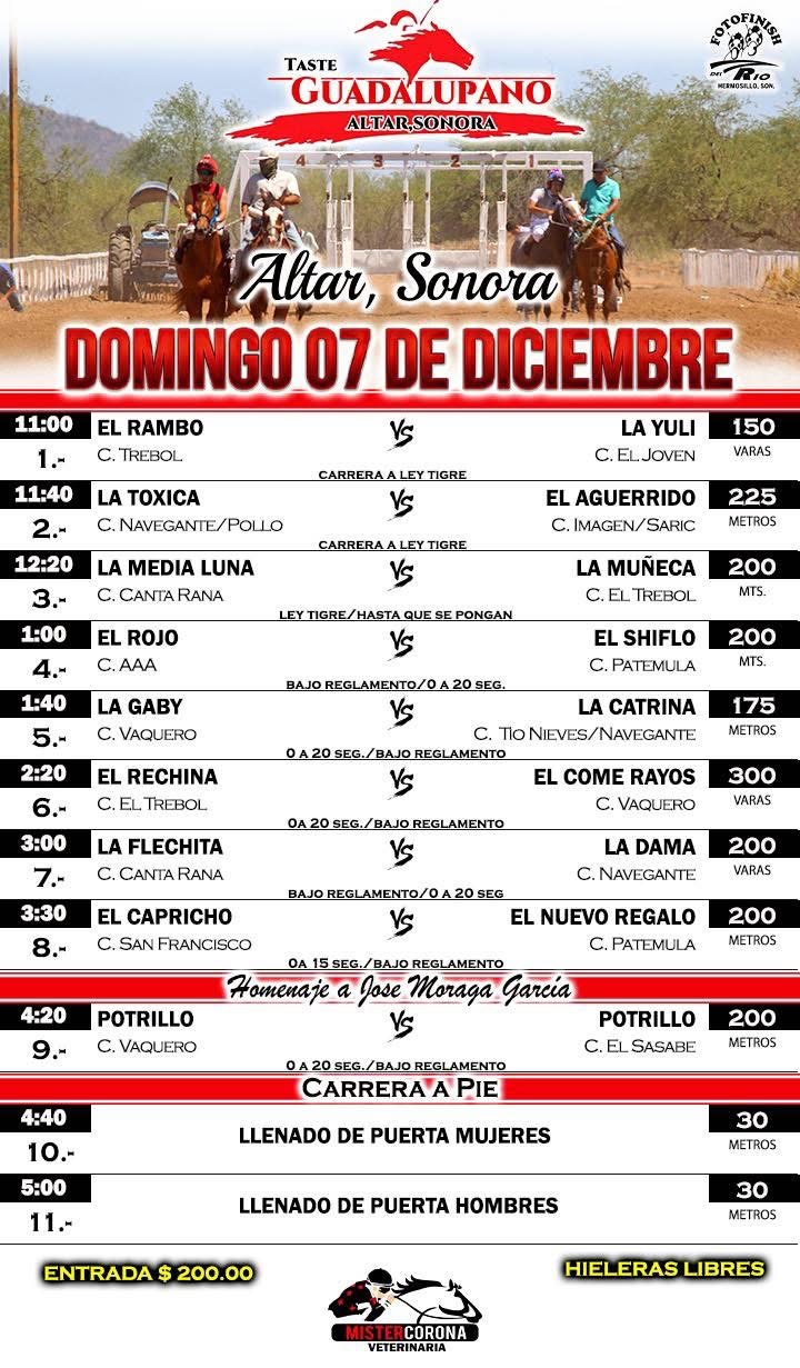 PROGRAMA OFICIAL DE CARRERAS DE CABALLOS