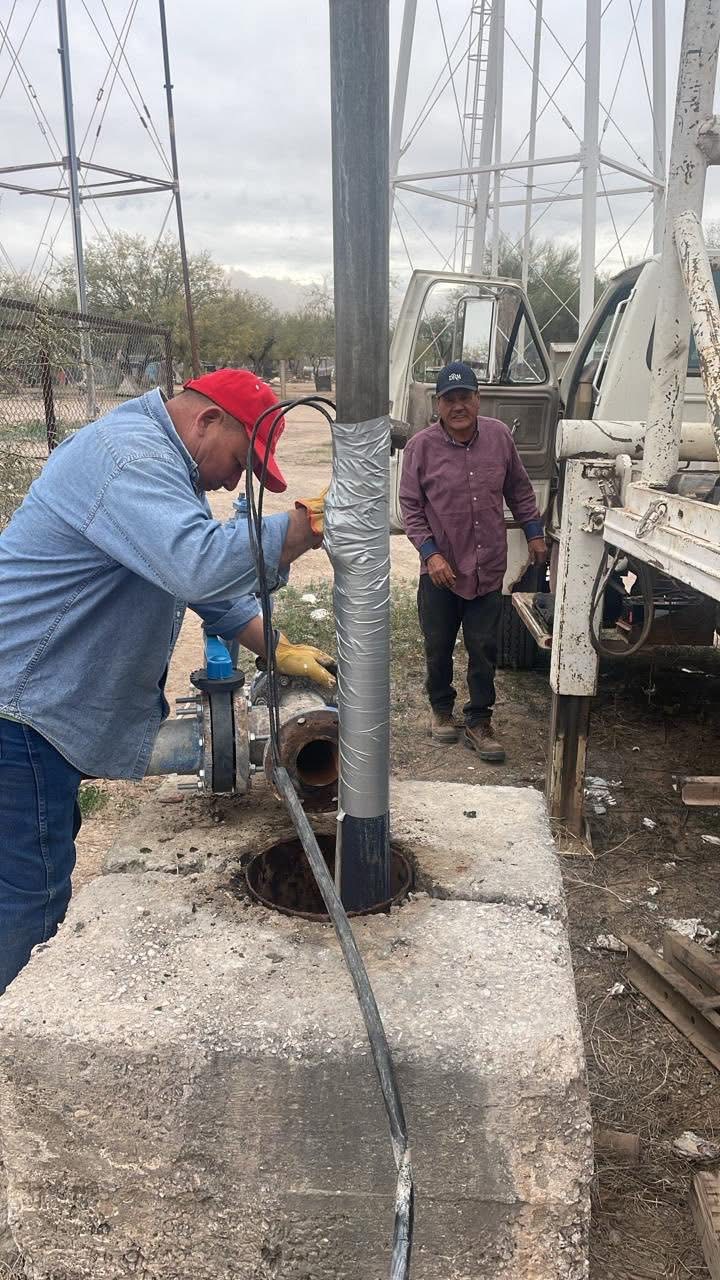 ATENCIÓN OPORTUNA A FALLA EN POZO DE AGUA POTABLE EN LLANO BLANCO🚰🚧