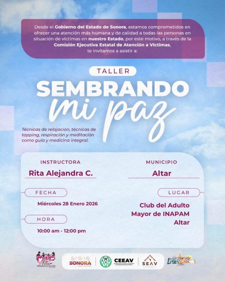 TALLER “SEMBRANDO MI PAZ”