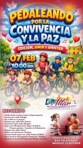 PEDALEANDO POR LA CONVIVENCIA Y LA PAZ