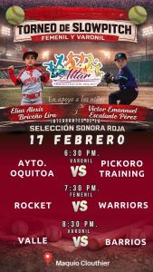 🥎ÉSTOS SON LOS ENCUENTROS DE ESTA SEMANA DEL TORNEO DE SLOWPITCH