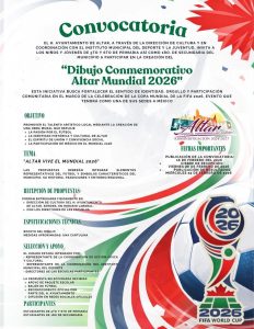 CONVOCATORIA “DIBUJO CONMEMORATIVO ALTAR MUNDIAL 2026”