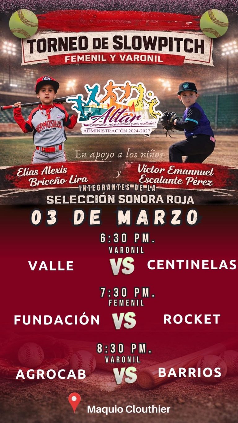 JUEGO DE SEMANA TORNEO DE SLOWPITCH
