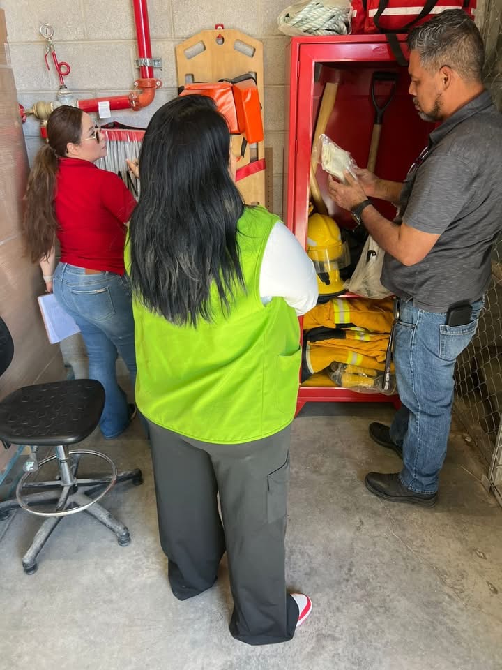 PROTECCIÓN CIVIL REALIZA INSPECCIÓN PREVENTIVA EN BODEGA AURRERA ALTAR