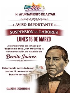 AVISO IMPORTANTE